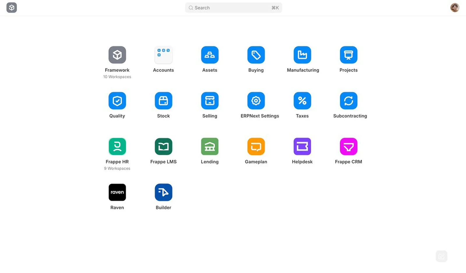 ERPNext application overview